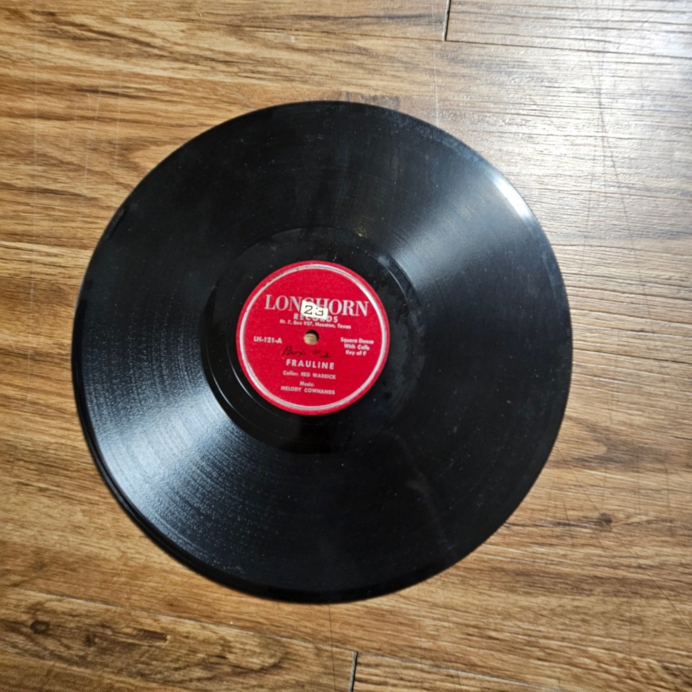 Melody Cowhands – Frauline Longhorn LH-121 78‎ RPM 10" Folk, Country V+/V+